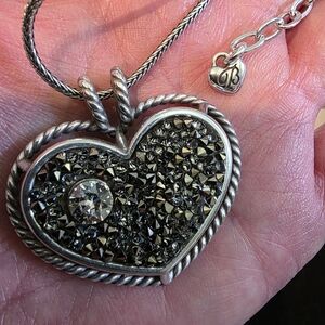 BRIGHTON SILVER HEART NECKLACE